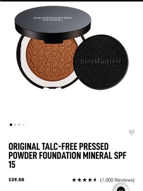 bareMinerals Pressed Powder Foundation Medium Dark 23